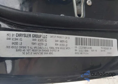 2015 Dodge Dart Sxt z USA, uszkodzony, nr VIN 1C3CDFBB9FD181981